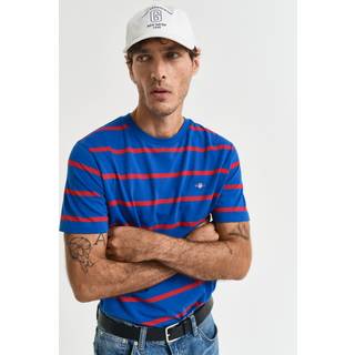 GANT Herre Stribet T-shirt (XL)