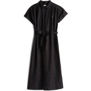 Pure Linen Midi Shirt Dress