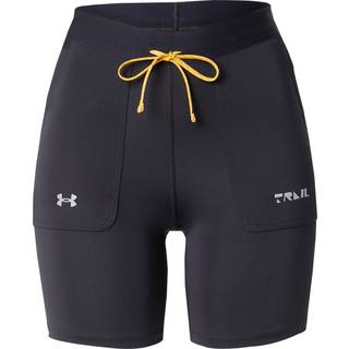 Under Armour Trail Run Fitted Women's 6" Shorts Black / Stone / Reflective M