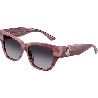 Jimmy Choo Kvinde JC5039BU 50648G Solbriller Acetat Violet Grå Pillow Normal Skygge
