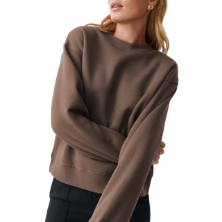 Gina Tricot-Basic sweater-Collegetrøjer-Beige-XS-Dame