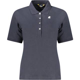 K-WAY Blue Cotton Women Polo Shirt