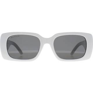 Montana Briller MP194 Polarized MP194D 54 Solbriller Mænd Hvid - Shiny White - 54mm