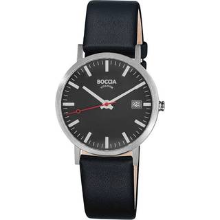 Boccia 3670-01 Unisex Armbanduhr Titan/Schwarz