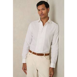 Reiss Reiss White Carvalho Cotton-Piqué Garment-Dyed Shirt