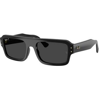 Ray-Ban RB4454F Lukas Asian Fit Polarized 667748 53 Solbriller Mænd Black - Black - 53mm