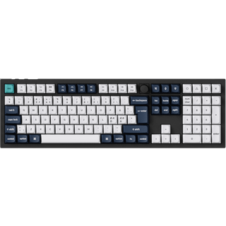 Keychron Q6 MAX 100% Knob Wireless TriMode QMK/VIA - Gateron Jupiter Banana - Gaming Tastatur - Nordisk - Sort