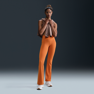 Højtaljede Nike Zenvy-leggings med svaj til kvinder - Orange - XL (EU 48-50)