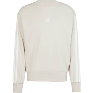 Essentials 3-Stripes French Terry sweatshirt - Beige / White - L
