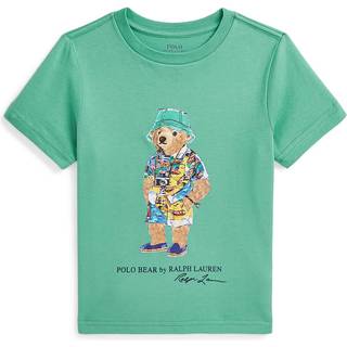 Polo Ralph Lauren Polo Ralph Lauren Green Boys Holiday Polo Bear Graphic T-Shirt