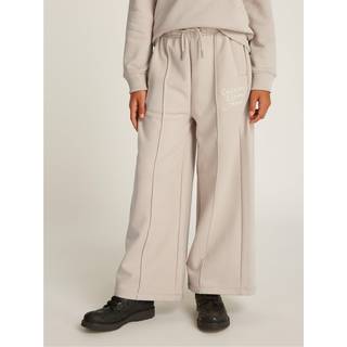 Wide Leg Logo Joggers - Grey - 4