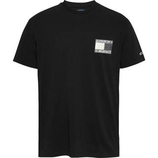 T-shirt Tommy Jeans Regular Paisley Flag Tee Black XXL - Black - XXL