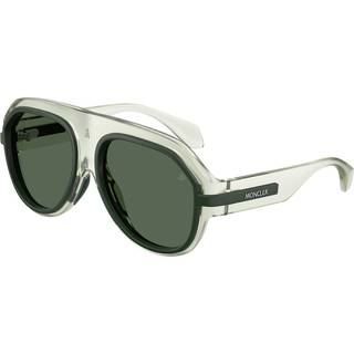Moncler ME8012U FYNDER 502571 58 Solbriller Mænd Grøn - Matte Milk Green - 58mm