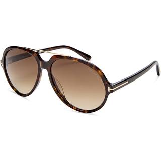 TOM FORD Mand FT1210 AALTO 52F Solbriller Acetat Havana Marrone Pilot Normal Sfumato
