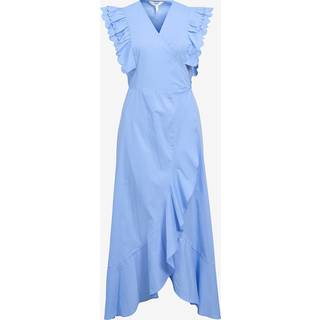 Object Collectors Item Objhope Papaya S/S WRAP DRESS  Cornflower Blue 36