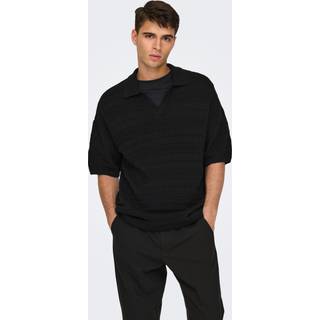 Onsgrayson Strikket Poloshirt