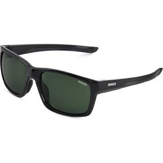 Sinner Cabralea Asian Fit Polarized SISU-923-10-P28 133 Solbriller Mænd Black - Matte Black - 133mm