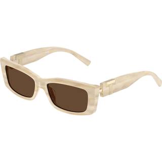 Tiffany Kvinde TF4240U 84313G Solbriller Acetat Beige Brun Firkantet Normal