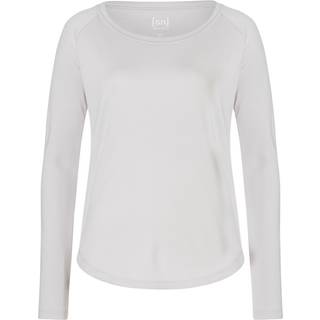 super.natural Women's Everyday Bio Crew Merino sweatere Damer størrelse XS farve grå/hvid