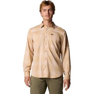 Columbia Silver Ridge Utility Lite Plaid L/S Skjorte Herrer størrelse XXL farve beige