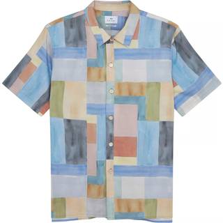 Paul Smith Short Sleeve Casual Shirt Blue