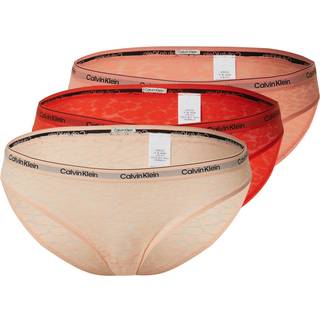 3 Pack Lace Bikini Briefs - Multi - XL