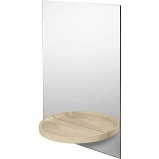 Ferm Living Symmetry Spejl Travertin - Vægspejle Glas Travertine - 1104271110