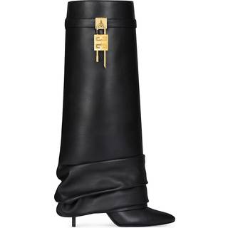 Givenchy Shark Lock Stiletto leather knee-high boots - black - EU 37.5