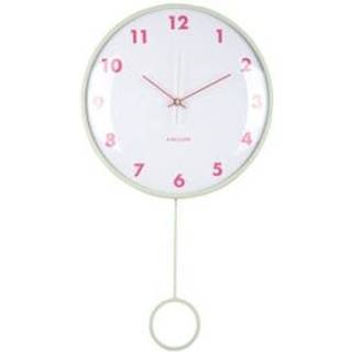 Karlsson Cheeky Dome Pendulum vægur 35,5x61,5x7,1cm grøn