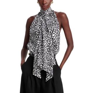 Brooke Top - Black And White Heart S