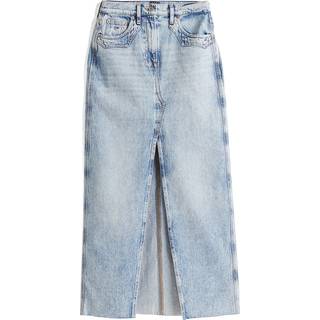Claire Straight Denim Maxi Skirt