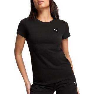 Women&#39;s Puma ESS ELEVATED T-Shirt, Black, Size XS, Clothing - Black - XS