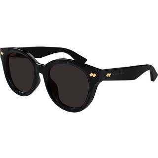 Bottega Veneta Kvinde Bottega Veneta BV1352SK 001 Solbriller Acetat Sort Grå Rund