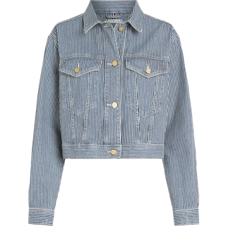 Logo Oversized Denim Jacket