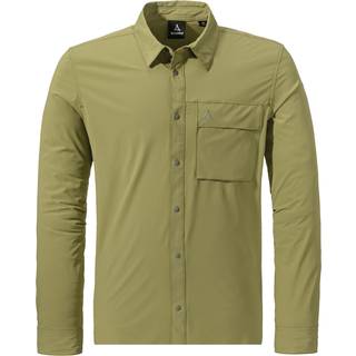 Schöffel Shirt Style Dunajec Skjorte Herrer størrelse 50 farve olivengrøn