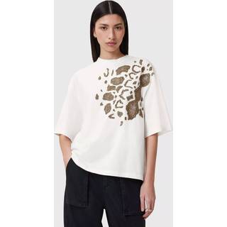 All Saints AllSaints White Flow Cotton Amelie T-Shirt