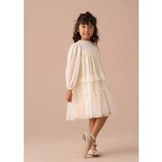 Angel & Rocket Angel & Rocket Cream Beau Boho Embellished Dress