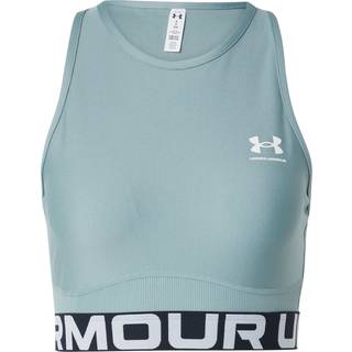 HeatGear® Rib Women's Tank Silica Green / Silica Green / White S