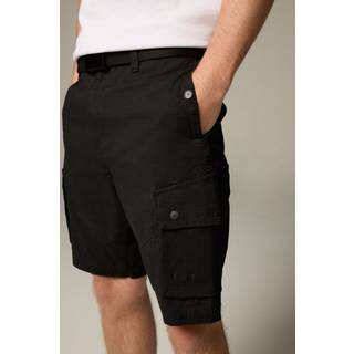 Next Black Belted Ripstop Cargo Shorts