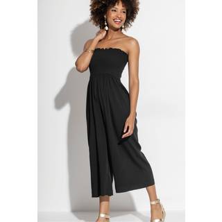 Pour Moi Strapless Shirred Bodice Afkortet Leg Beach BuksedragtEU 44 (UK 16)