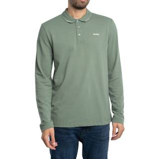 Poloshirt i bomuldspiqué med logo