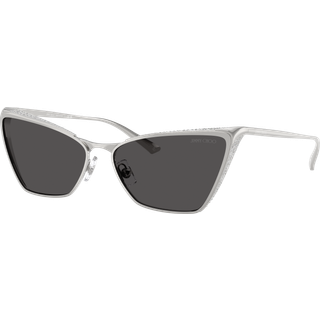 Jimmy Choo Kvinde JC4019B 300287 Solbriller Metal Sølv Grå Cat Eye Normal - Sølv