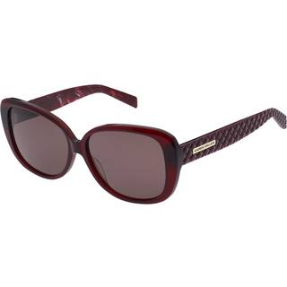 Karen Millen KM5060 249 58 Solbriller Kvinder Rød - Transparent Garnet Red - 58mm