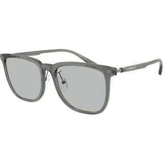 Emporio Armani Unisex EA4255D 502987 Solbriller Injiceret Grå Grå Geometrisk Normal