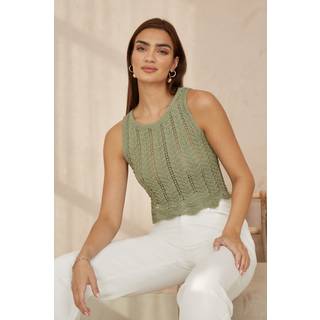 Yumi Crochet Knitted Toplarge
