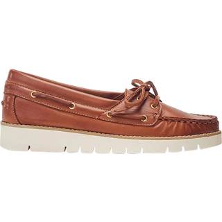 Moda in Pelle Everlyna Sporty Sole Boat Brun Skoeu38