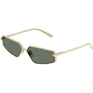 Tiffany Kvinde TF3113KB 62243H Solbriller Metal Guld Grøn Geometrisk Normal