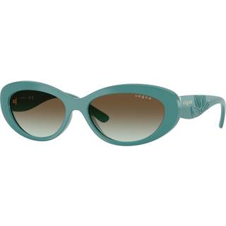 VOGUE EYEWEAR Kvinde VO5630S 3194E8 Solbriller Nylon Grøn Brun Rund Normal Skygge