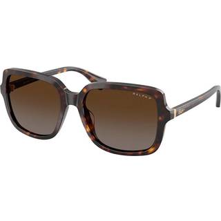 Ralph Lauren Kvinde RA5333U 5003T5 Solbriller Acetat Skildpadde Brun Firkantet Polariseret Skygge