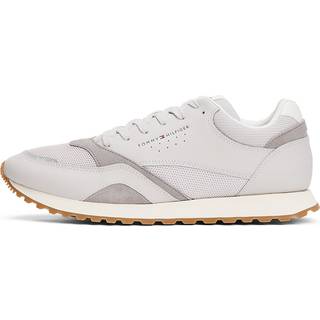 Mesh Logo Trainers With Leather